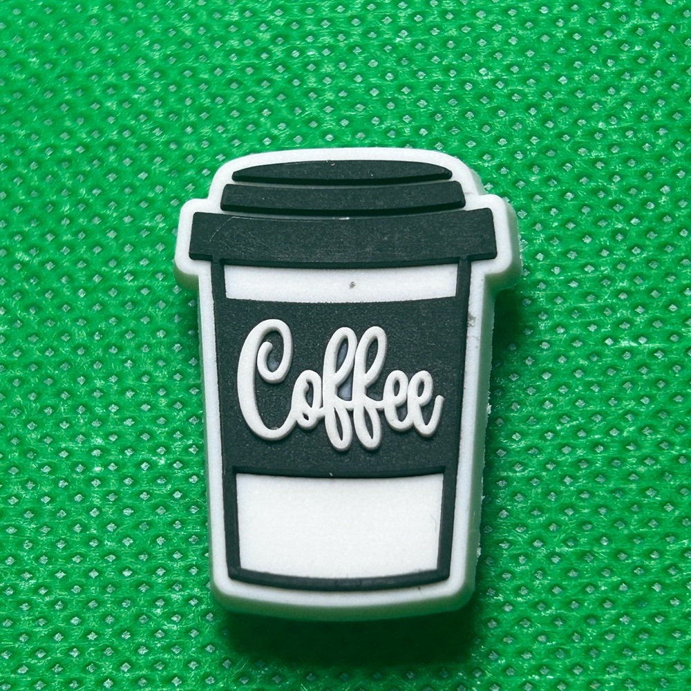 🌼 (5/$10 or 10/$15) NEW “COFFEE LOVER” Croc Charm Collection To go coffee cup
